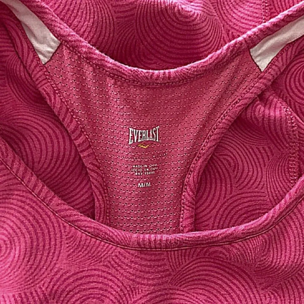 Everlast Women's Workout Tank Top, Pink Size Medium - Picture 8 of 12